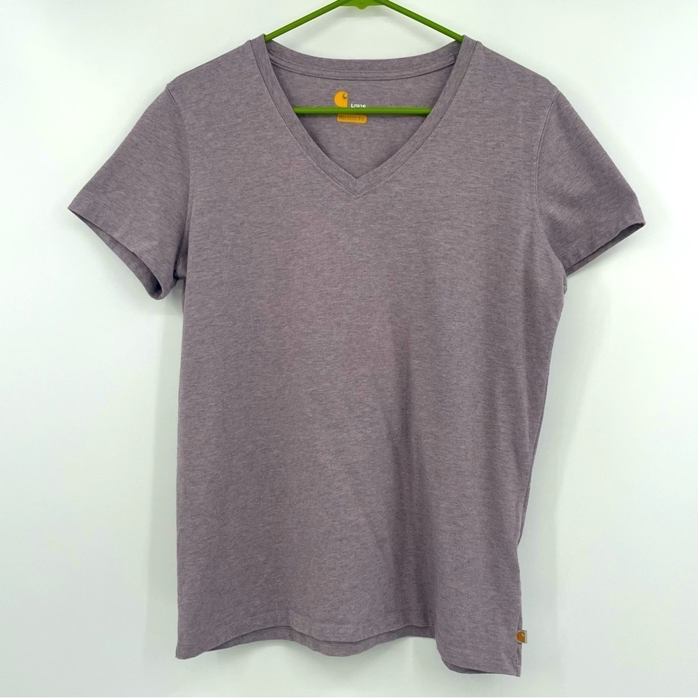 Carhartt Girls V-Neck T-Shirt  | Size Large